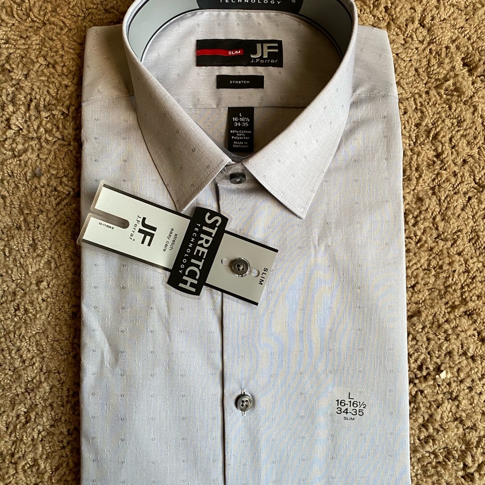 J. Ferrar dress shirt grey.